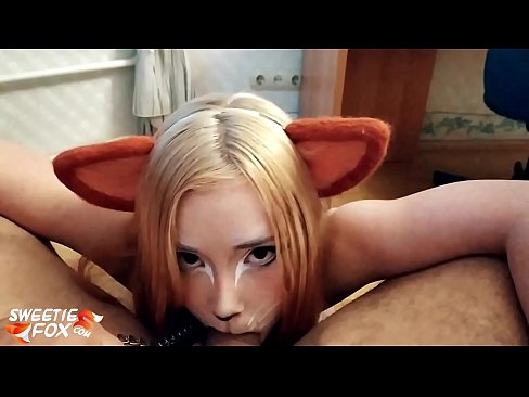 ❤️ Kitsune ingoia cazzo è cum in bocca Pornografia dura à noi ❌️